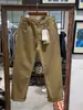 Pantalones Casuales Gruesos de Algodón Puro Resistentes para Hombre de Primavera y Otoño, Pierna Recta Holgada, Tela de Sarga Estilo Americano, Marca de Moda, Pantalones Cool de Trabajo