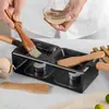 Grelha para Raclette de Queijo Antiaderente Chapa de Queijo Suporte para Panela de Cozimento Lento Aquecedor de Queijo