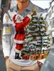 Camisa polo masculina de manga comprida com tema de neve, estampa digital 3D, padrão de boneco de neve com capuz, novo estilo para homens