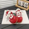 Zapatos de Entrenamiento Moral para Niños, Zapatos Deportivos de Malla para Niñas de Estilo Coreano para Primavera y Otoño, Zapatos para Niños, Suelas Blandas, Transpirables, Elegantes y Versátiles Zapatos Forrest Gump
