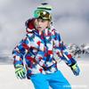 Conjunto de Dos Piezas de Algodón Cálido y Engrosado para Esquí y Snowboard para Niños y Niñas