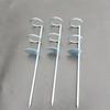 Suporte de plugue de chão para vara de pesca de mar de círculo duplo suporte de vara de pesca de mar para arremesso longo suporte para pesca em rocha suporte simples de plugue de chão suporte de torre para vara de pesca