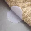 10 pares - sujetadores autoadhesivos, pegatinas de puntos, cinta adhesiva, cojines para sofá, sábanas, alfombras, almohadillas de fijación antideslizantes, parches de PVC