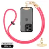 Lanyard para teléfono móvil con explosiones se puede colgar en la espalda cuerda ajustable para colgar en el cuello cuerda tejida corta para la muñeca anti-pérdida venta al por mayor de fábrica