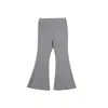 Pantalones para Niñas 2026 Otoño Nuevo Estilo Coreano Color Sólido Corte Delgado Suaves Amigables con la Piel Pantalones de Campana para Bebé
