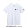 Camiseta de Manga Corta de Algodón Puro Unisex 2026 Nueva Camiseta Bordada Holgada Ins Marca de Moda Estilo Japonés Hong Kong Top Verano