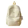 Mochila de moda estilo coreano para estudiantes de secundaria y preparatoria, mochila casual para el día a día, mochila casual de estilo universitario para viajes de gran capacidad