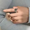 Nuevo Anillo de Mariposa Oscura para Mujer Moda Ins Estilo Retro Nicho Punk Anillo Estilo Sexy Venta al por Mayor