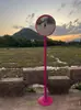 Espejo Fotográfico de Celebridad de Internet, Espejo Reflectante Cóncavo-Convexo, Decoración para Actividades al Aire Libre, Espejo de Gran Ángulo, Toma de Fotos en Atracciones Turísticas, Espejo Rosa Divertido