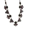 Brincos de Colar Pingente Flor de Diamante Encrustada Pedra Olho de Gato Estilo Palácio Retrô Doce Luxo Moda Joias Elegantes