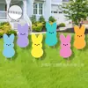 2027 Amazon Venda Quente Páscoa Fofo Coelho 2D Placa de Jardim Exterior Gramado Jardim Decoração de Feriado