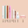 Conjunto Completo de Ferramentas para Manicure para Remover Cutículas, Cortar Unhas, Lixar Unhas, Tira Polidora, Tira para Lixar Unhas, Cuidados Caseiros com as Unhas