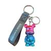 Desenho Animado Urso Violento Chaveiro Fofo Casal Pequenos Presentes Boneca Pingente Mochila Amuleto de Bolsa Chaveiro Atacado