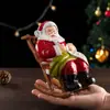 Nuevo producto transfronterizo cuidadosamente seleccionado: Sillón reclinable de Papá Noel, un regalo navideño y adorno decorativo de estilo europeo y americano