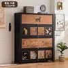 Armário de Sapatos para Entrada de Casa, Armário Simples à Prova de Poeira para Hall de Entrada, Armazenamento Integrado para Varanda, Modelo Novo de Múltiplas Camadas