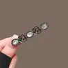 Pinza para Flequillo de Pedrería Lujo Ligero, Pinza para el Cabello de Gama Alta, Pinza Lateral, Pinza de Pato, Accesorios Elegantes y Exquisitos para el Cabello de la Frente