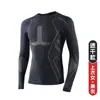 Conjunto de ropa interior térmica de secado rápido para esquí de otoño e invierno para hombres y mujeres, transpirable, que absorbe la humedad, que evacúa el sudor, de compresión, cálido, ropa de secado rápido