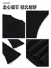 Vestido de Punto Negro Set de Cárdigan de Manga Murciélago para Mujer Otoño Estilo Miss Falda Ligeramente Madura Falda Larga de Gama Alta