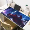 Mouse Pad Mecha Vento da Tempestade Fornecido Diretamente da Fábrica Original, Tapete Espesso Extra Grande para Mesa de Computador, Mouse Pad com Suporte para Pulso, Tapete de Mesa