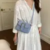 Bolso Cuadrado Pequeño de Gran Capacidad Retro 2026 Nuevo Moda Elegante Color Sólido Texturizado Moderno Bolso de Hombro Único, Debajo del Brazo, Cruzado para Mujer