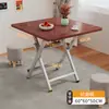 Mesa Pequeña, Mesa Plegable, Mesa de Comedor, Tipo Doméstico, Mesa Redonda Simple, Casa de Alquiler, Portátil para Exteriores, Mesa de Comedor para Puesto, Mesa Cuadrada