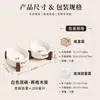 Tazón de agua y comida dos en uno para gatos de venta caliente de fábrica con soporte de madera, antivuelco, fácil de limpiar, diseño de orejas de gato, tazón de cerámica para gatos lindo y divertido
