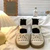 Zapatos Mary Jane de Moda, de Nicho, Calados, Transpirables, Bajos, para Mujer, Novedad Verano 2026, Versátiles, de Suela Gruesa, Puntera Redonda, de Piel