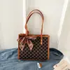 Bolsas Femininas Grande Capacidade 2025 Novo Estilo Coreano Bolsa de Axila Bolsa de Ombro Único Bolsa Feminina Estampada Bolsa Tote Fashion