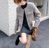 Chaqueta Corta para Mujer Estilo Otoño Primavera 2025, Casual, Versátil, Adelgazante, Gruesa y Holgada