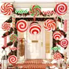 2026 Nueva Decoración Colgante Navideña de Amazon Colgante de Bola de Navidad Redonda Señal para Césped de Jardín Exterior