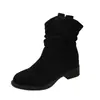 Nuevas botas western de media pantorrilla, botines, botas Martin, estilo páramo otoño e invierno, vaquero americano 2026, estilo Rad Birkenstock