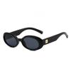 2025 Nuevas Gafas de Sol de Moda Europea y Americana Transfronteriza Resistentes a los Rayos UV para Viaje Sesión de Fotos en la Calle Gafas de Sol Ovaladas de Alta Gama
