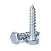 Tornillos hexagonales para madera Din571, Tornillos autorroscantes hexagonales exteriores, Tornillos para madera, Tornillos autorroscantes de rosca gruesa, Acero al carbono Estándar Nacional