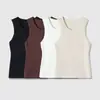 Marca Z Moda Casual Transfronteriza Popular Top Sin Mangas Casual Ropa de Mujer Multicolor Cuello Redondo Ins Celebridad de Internet Canalé Estilo Europeo y Americano Za