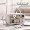 Bolsa de cosméticos super fogo à prova d'água portátil feminina viagem grande capacidade bolsa de higiene pessoal bolsa de armazenamento caixa pequena 2024 novo tamanho grande