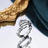 Anillo de Hueso con Forma de Serpiente Estilo Pequeño y Fragante Elegante Tendencia Japonesa y Coreana Plata Tailandesa Elegante Joyería Retro Antigua de Nicho Anillo de Moda para Hombres