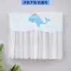 Cortina de tela cortavientos para parabrisas de aire acondicionado colgante, deflector de confinamiento anti-soplo directo, funda antipolvo universal sin instalación