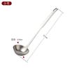 Utensílios Domésticos de Cozinha Aço Inoxidável 304 Panela Quente Colher Restaurante Suprimentos de Cozinha Escorredor Colher de Sopa Concha de Sopa Conjunto com Furos Venda por Atacado