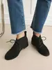 2026 Novas Botas de Cano Curto Foscas para Mulheres, Botas Chelsea Bico Redondo Salto Baixo, Botas de Cano Curto Vintage para o Dia a Dia e Uso Casual
