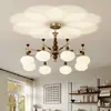 Lámpara de Araña para Sala de Estar 2025 Nueva Luz Principal de Alta Gama para Comedor Estilo Mid-Century Personalizada Creativa para Hogar Luz para Dormitorio Principal
