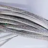 Venta al por mayor de fábrica Juego de cinco piezas de Satén con Pedrería Rayado Interior con Cuerda de Algodón Recta Tira de Media Luna Superior de Zapato Material para Maletas