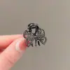 Coreia do Sul Requintado Rhinestone Bow Grab Clip tamanho pequeno Shark Clip Bangs Clip Net Red Top Clip Half Clip Hairpin Headwear
