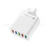 Carregador multi-porta 5USB para telefone Apple Android adaptador de energia 5v2.4a carregador de viagem Carregador de parede
