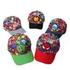 Comercio exterior gorra infantil caricatura caricatura gorra de béisbol 2023 primavera y verano nuevo protector solar gorra de spiderman venta al por mayor G224