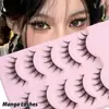 Pestañas Postizas Enteras Naimei de Una Pieza con Tallo Duro Tallo Transparente Estilo Natural COS Maquillaje Tailandés Pequeño Demonio Principiante Diario