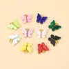 Colgante de Mariposa 3D Colorido de Acrílico con Aleación Accesorios para Joyería DIY Pulsera Collar Llavero Colgante Venta al por Mayor