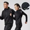 Fatos Esportivos de Outono e Inverno para Homens e Mulheres Jaquetas Confortáveis de Secagem Rápida com Capuz Casuais para Fitness Corrida Grupo Jaquetas Outdoor