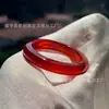 Cuarcita Jade Rojo Cereza Pulsera Ancha Estilo Celebridad de Internet Pulsera Roja Piedra Preciosa de Alta Calidad Pulsera de Jade Rojo Venta al por Mayor