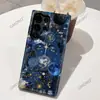 Funda Popular Azul Ojo de Amazon para Teléfono Adecuada para Samsung S25Edge Funda de Película para Teléfono S24/S23 Funda de Teléfono Retro