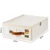 Guarda-roupa Quarto Capa de Edredom Caixa de Armazenamento Lençol Conjunto de Quatro Peças Caixa de Armazenamento Dobrável Caixa de Organização Artefato de Organização em Camadas